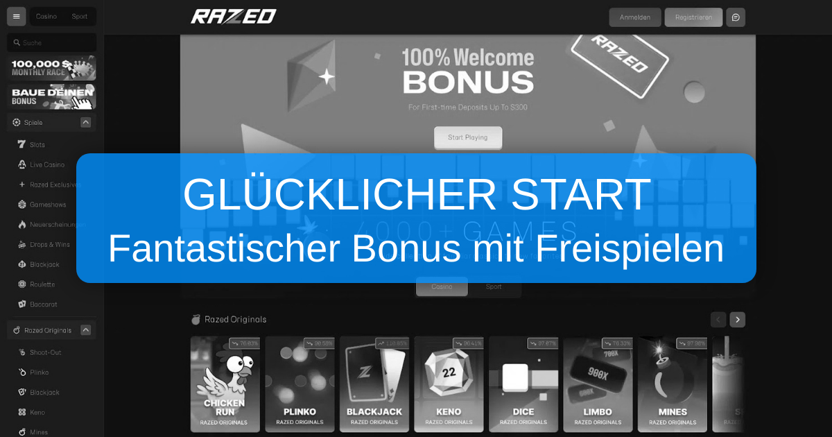 Online Casino Razed Casino in Deutschland